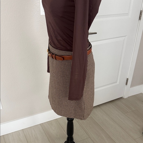 SHEIN mini Skirt Houndstooth - Picture 3 of 6